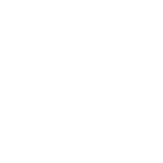 A simple, abstract circular logo featuring a thick white line forming a broken circle with two straight lines extending inward from the right, on a light gray background.